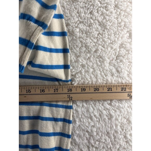 Chinti & Parker Women's S Blue Striped Lemon Sweater Whimsical Iconic Designer - Picture 3 of 8